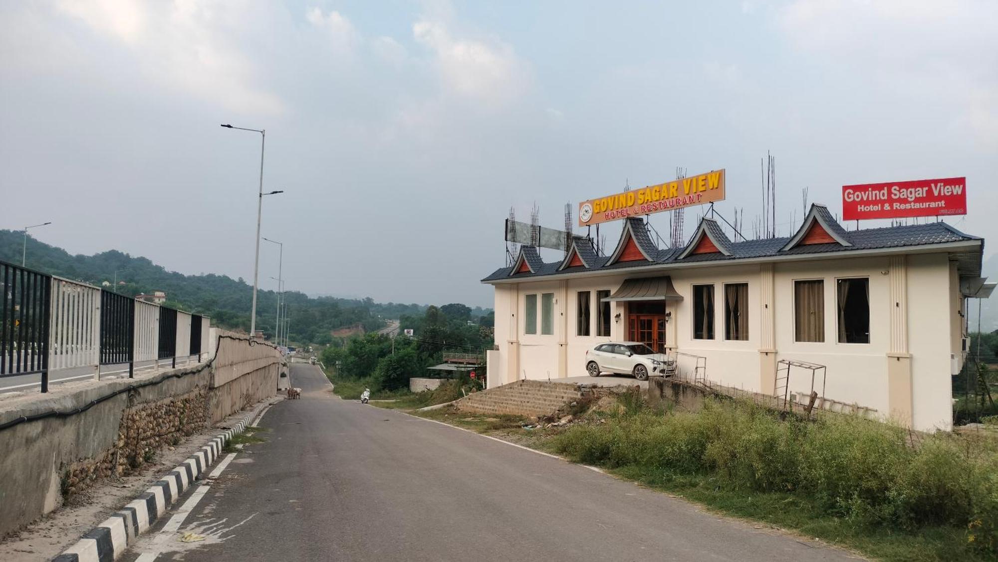 Govind Sagar View Hotel & Restaurant Bilaspur  ภายนอก รูปภาพ